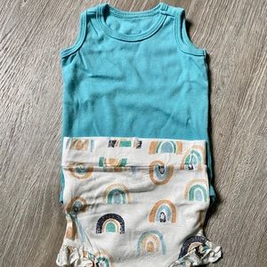 Spearmint Love Bloomers & Onesie